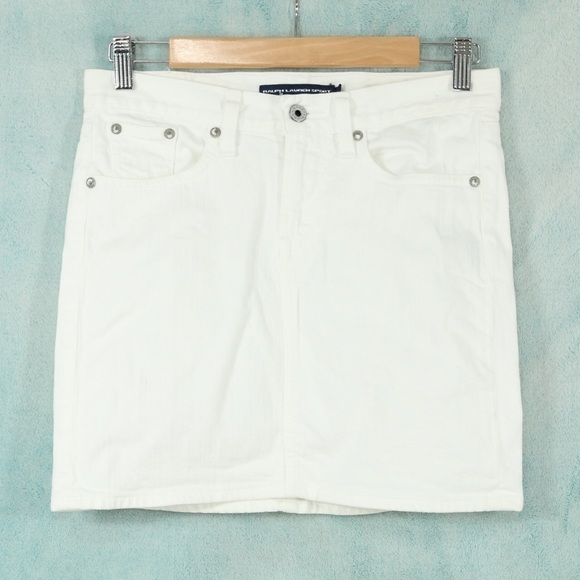 Ralph Lauren Sport Jean Skirt - Picture 1 of 8